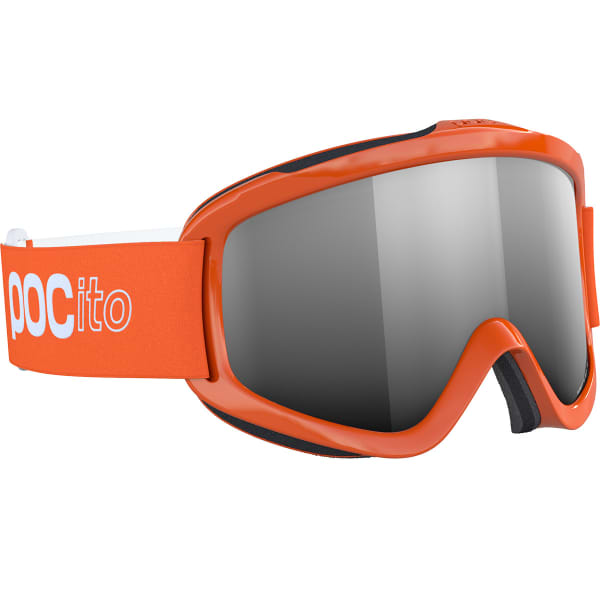 Masque de ski POC POCITO IRIS FLUORESCENT ORANGE/PARTLY SUNNY SILVER