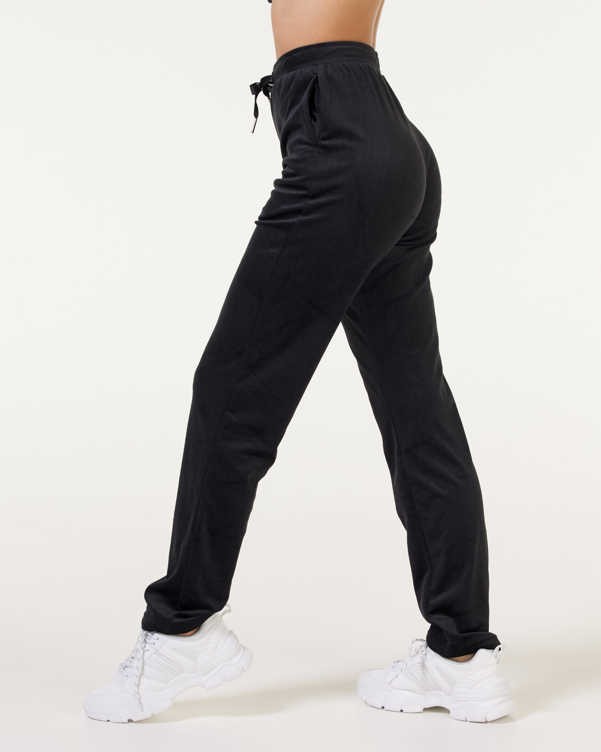 Jacey Velour Set Black