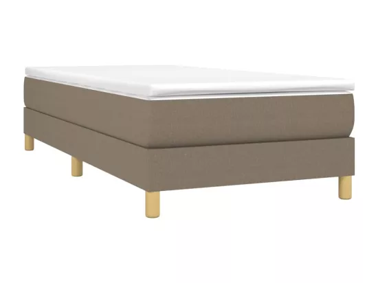 Sommier à lattes de lit Taupe 80x200 cm Tissu
