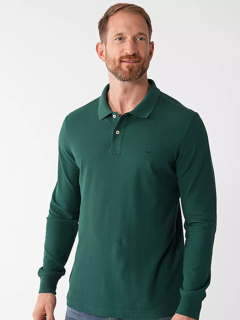 FYNCH HATTON Poloshirt dunkelgrün