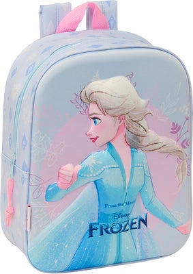 Disney Frozen 3D Mini Ryggsekk 6L, Lyseblå