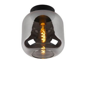 Lucide plafonnière Joanet 40W fumé