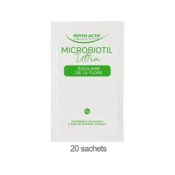 Phyto-Actif Probiotiques Microbiotil Ultra 20 sachets