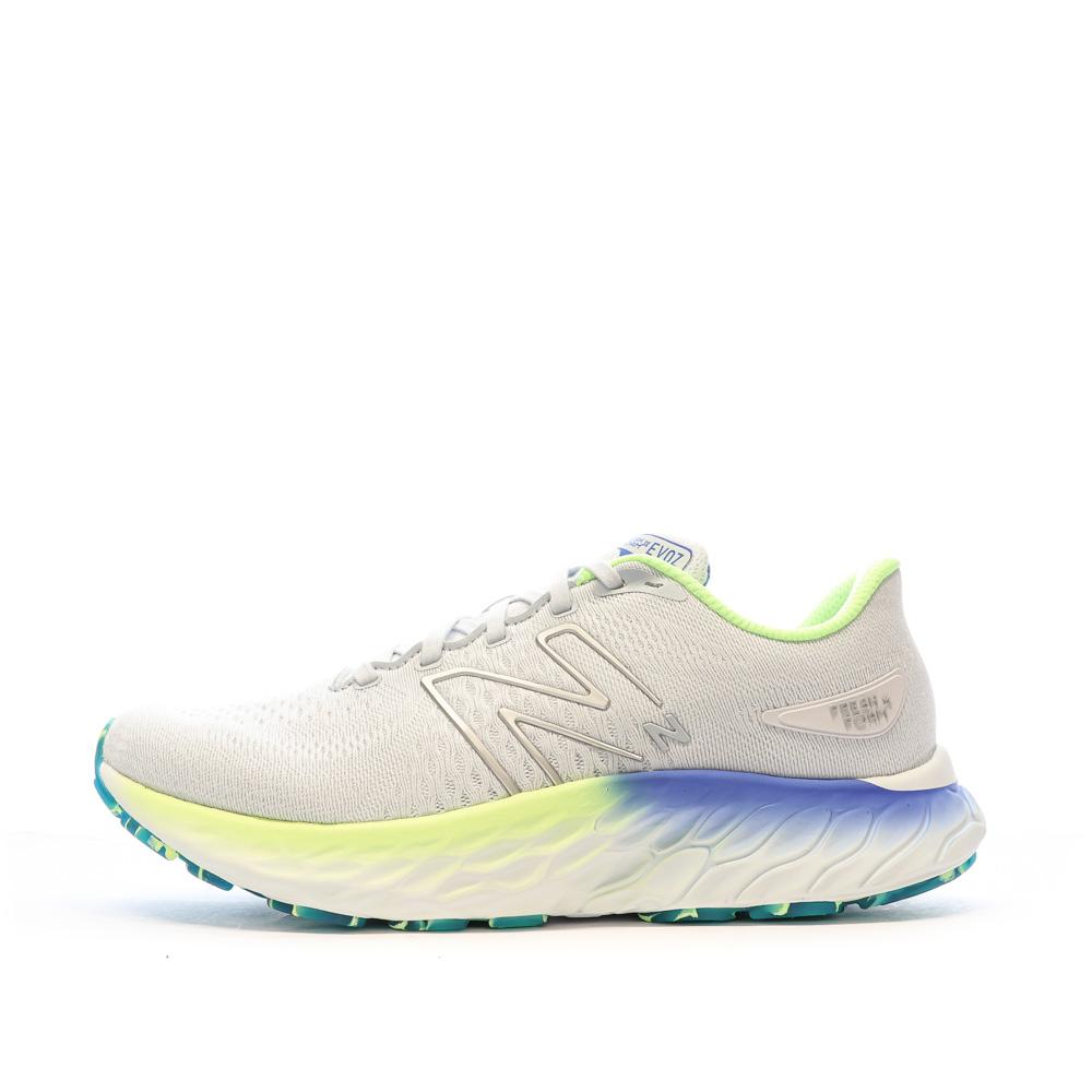 New Balance Chaussures de Running Gris/Vert Homme New Balance EVOZ