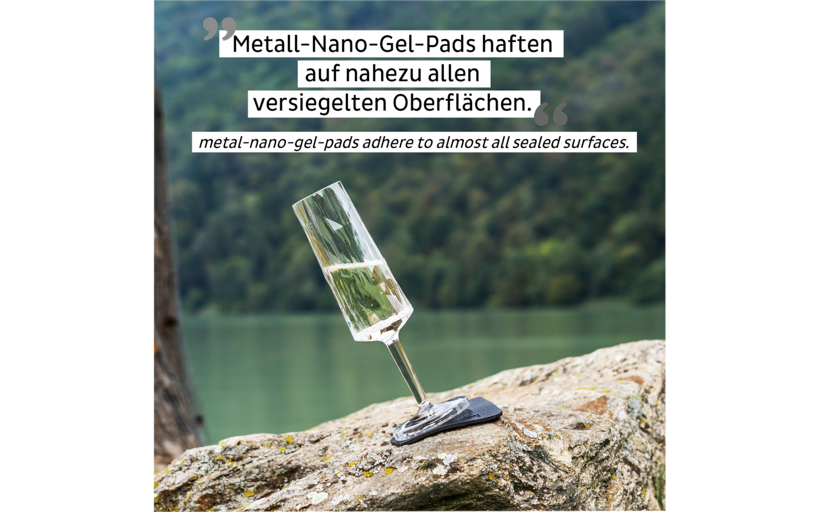 silwy® Sekt Magnet Kunststoffgläser 2 Stück (150 ml)