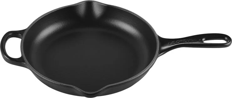 Le Creuset Stegepande i støbejern 23cm Matte Black Matte black