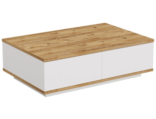 CONCEPT1 - Table basse Fr14-Aw Pin blanc de l'Atlantique 90 x 60 x h28,6