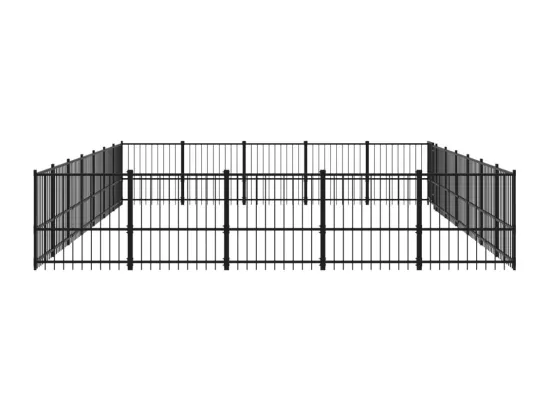 Chenil cage enclos pac noire 679 x 485 x 100 cm 02_0041836