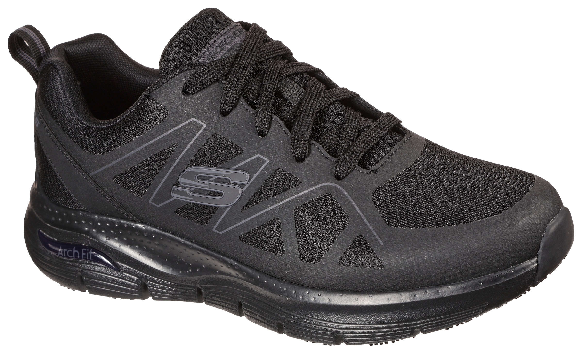 Skechers Berufsschuh »ARCH FIT SR«  Schnürschuh für Gastronomie,Pflege mit gepolstertem Schaftrand
