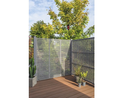 Design trellis Konsta 180 x 180 cm lichtgrijs