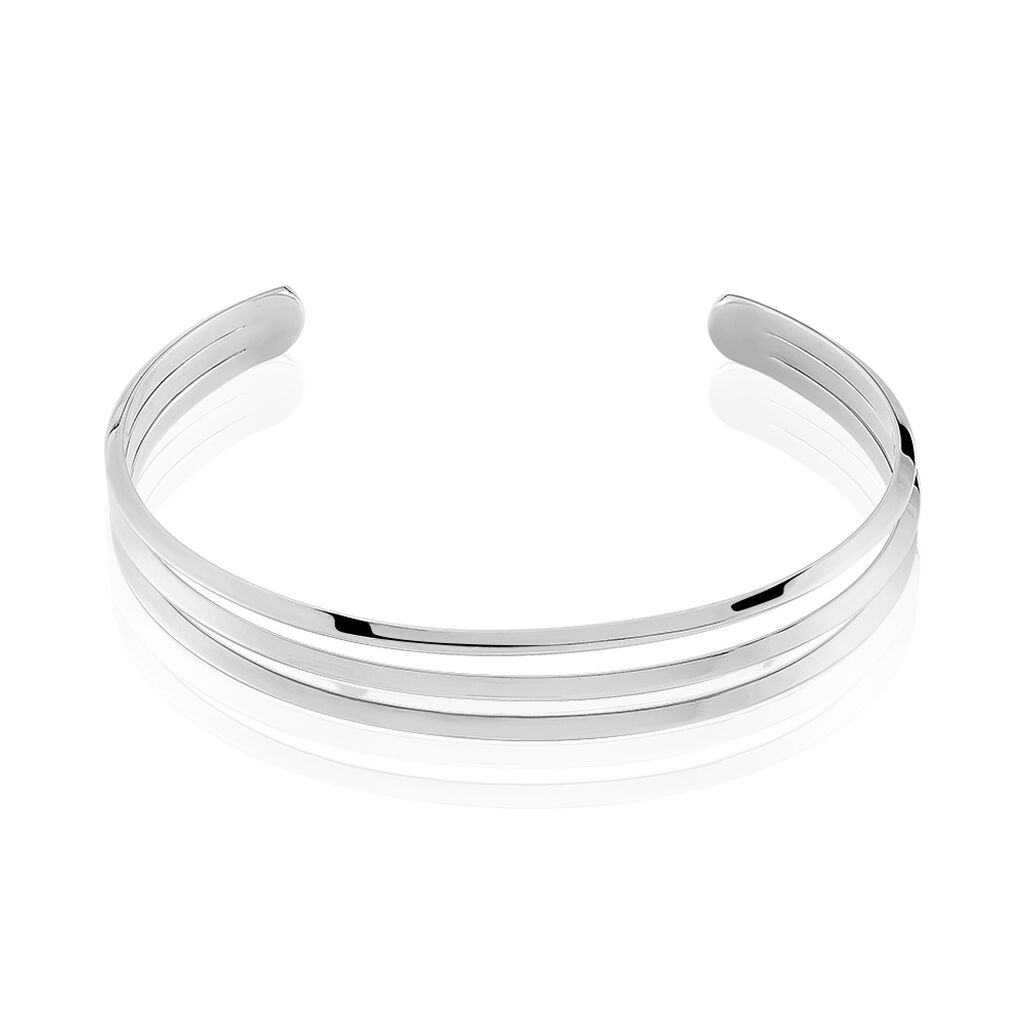 Bracelet Jonc Aglae Acier Blanc