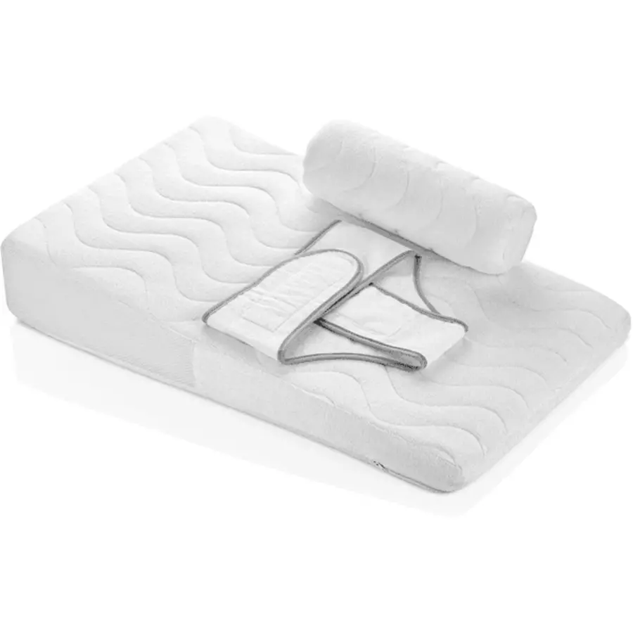 babyJem Baby Refluxkissen mit Seitenschutz white