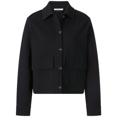 Damenjacke Heavy Jersey, Schwarz