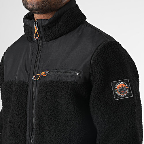 Veste Zippée Fourrure Insight Noir