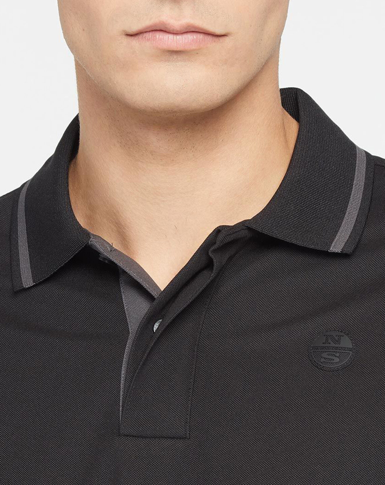 North Sails Polo Regular Coolmax® noir