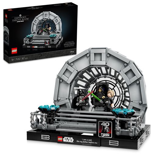 LEGO Star Wars Diorama Med Kejserens Tronsal - 75352