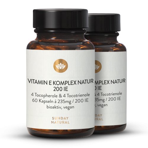 Sunday Natural Products  Vitamin E Komplex Natur 200 IE