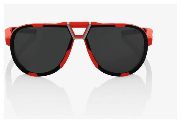 Lunettes de Soleil 100% Westcraft Soft Tact Rouge - Verres Miroir Noir