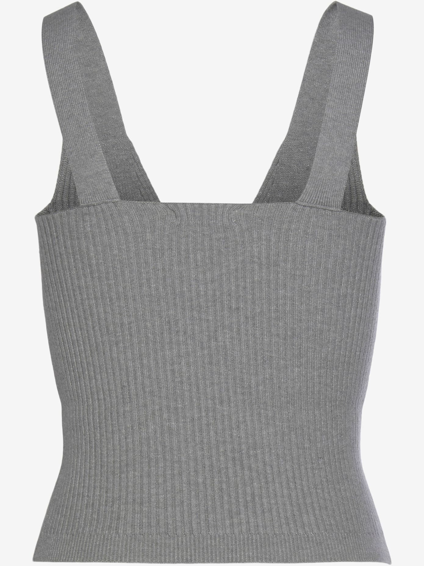 Débardeur en tricot encolure en v affinante