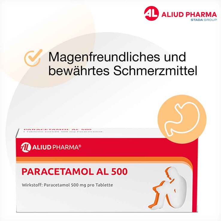 PARACETAMOL AL 500 Tabletten, 20 St