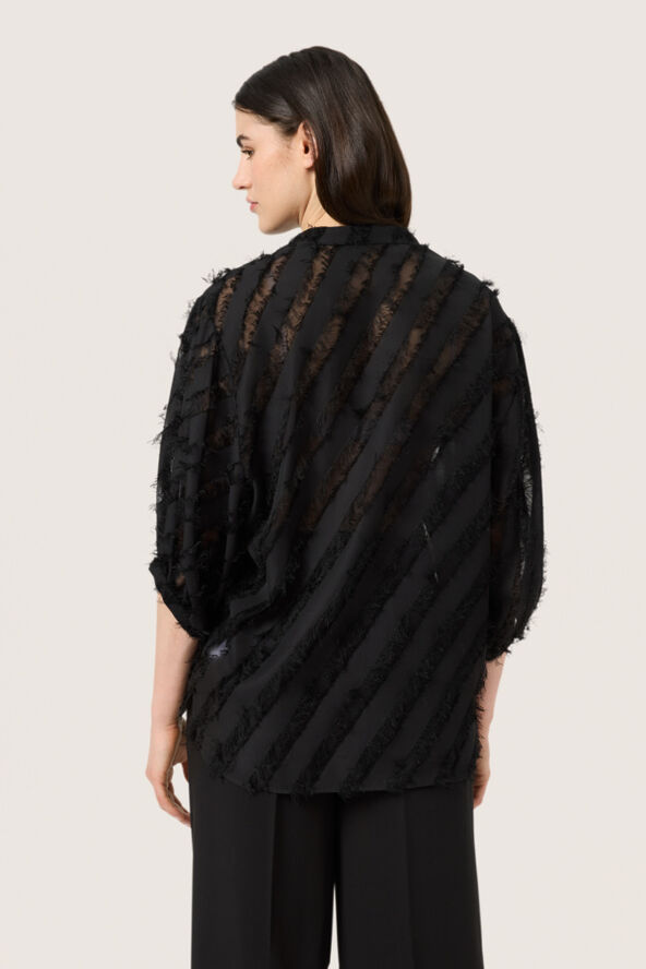 Soaked in Luxury SLColete Amily Blouse 34 Black
