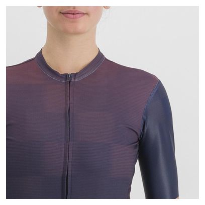 Maillot Manches Courtes Femme Sportful Rocket Bleu/Violet