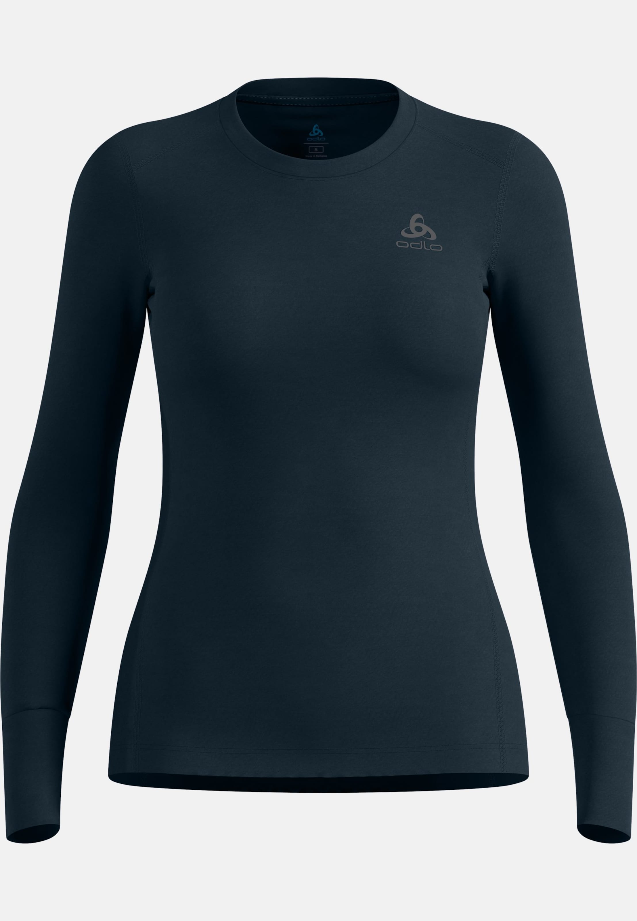 Natural Merino 200 Base Layer Langarmshirt in dark sapphire
