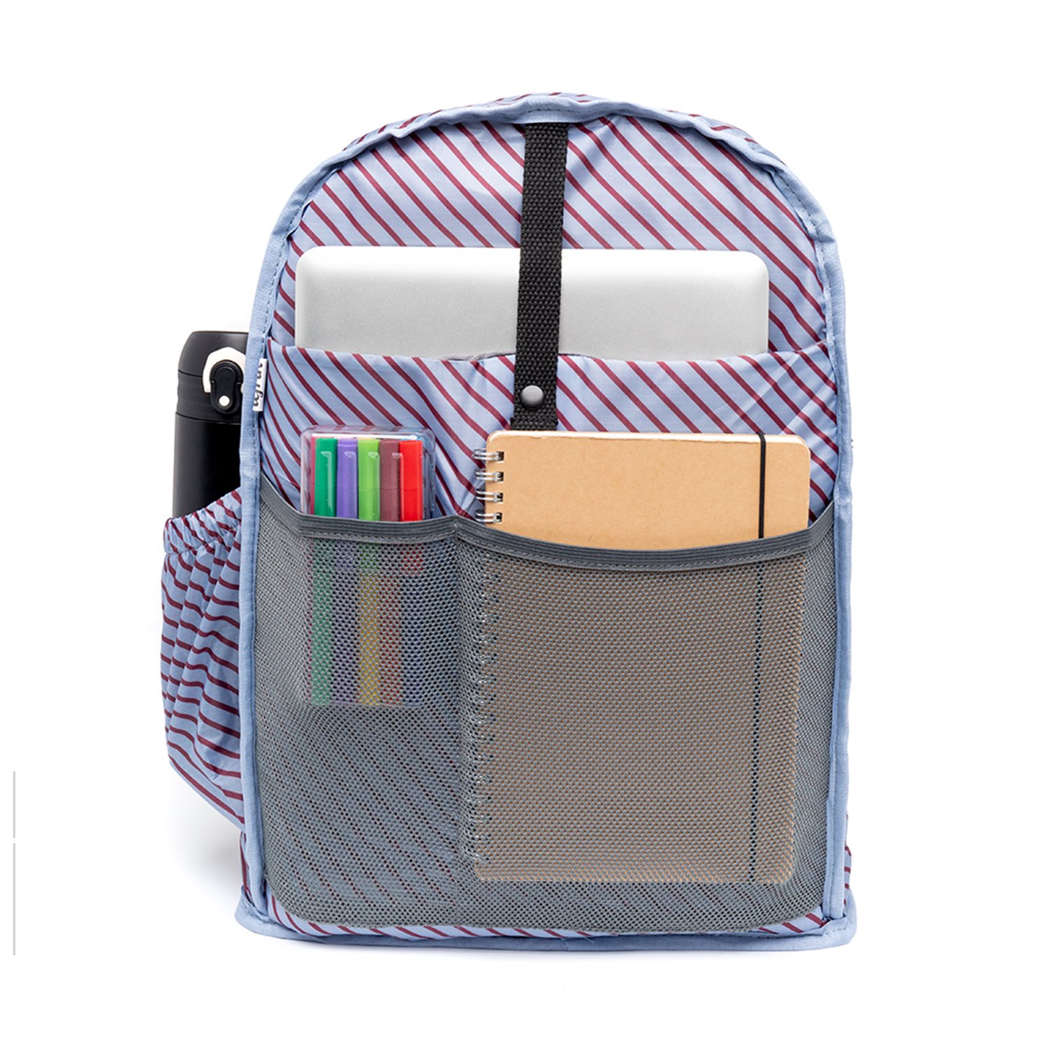 Lefrik Capsule Backpack stripes black