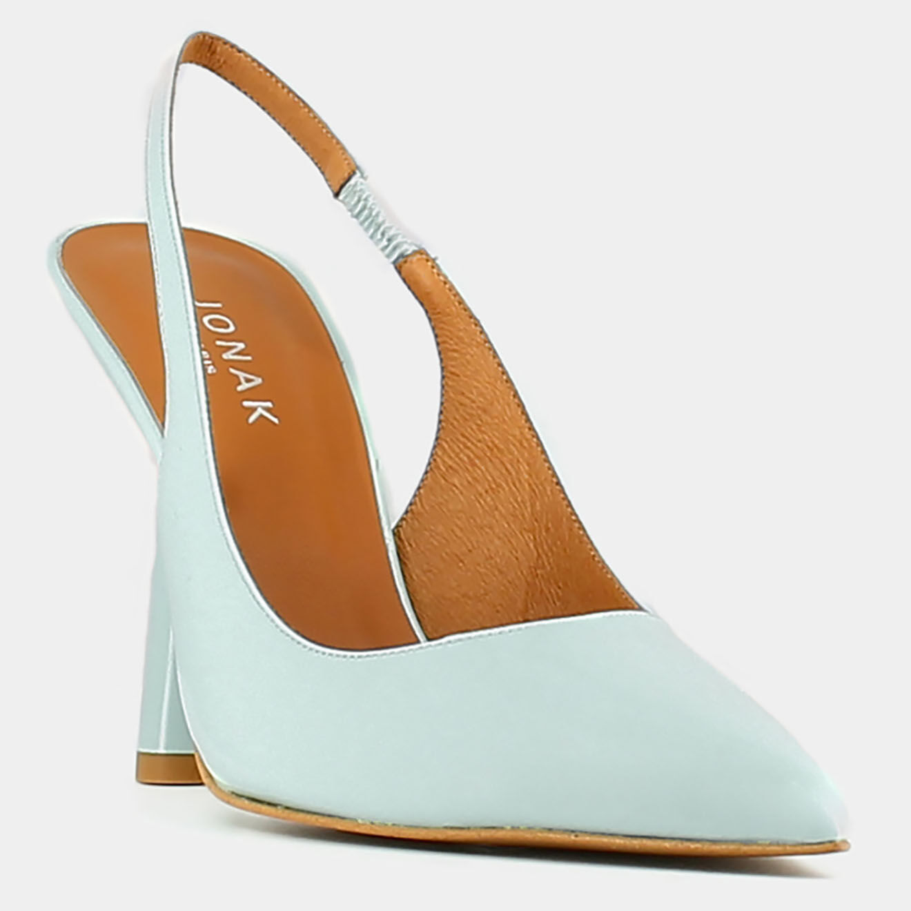 Jonak Escarpins en Cuir verni Dressy turquoise clair - Talon 10 cm