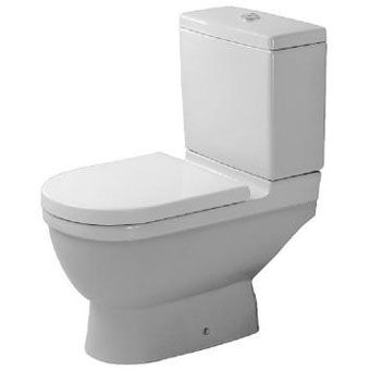 Duravit Starck 3 duoblokpot diepspoel AO z. reservoir wit