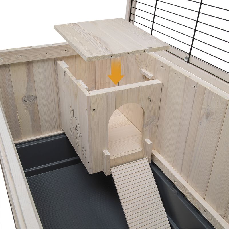 Cage en bois Indoor Home à prix discount sur bitiba.fr