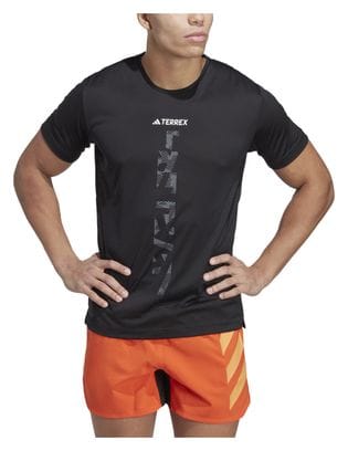 Maillot manches courtes adidas Terrex Agravic Noir