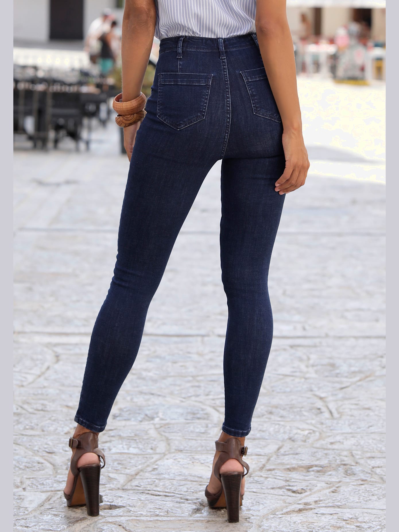 Jegging boutons devant