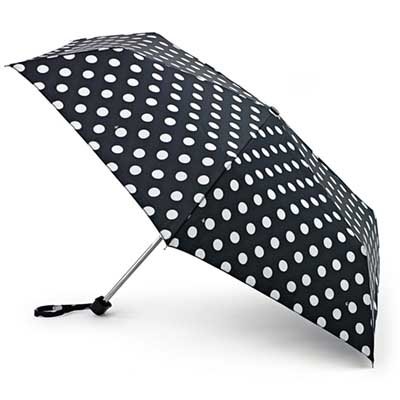 Fulton Miniflat Polka Dot Umbrella