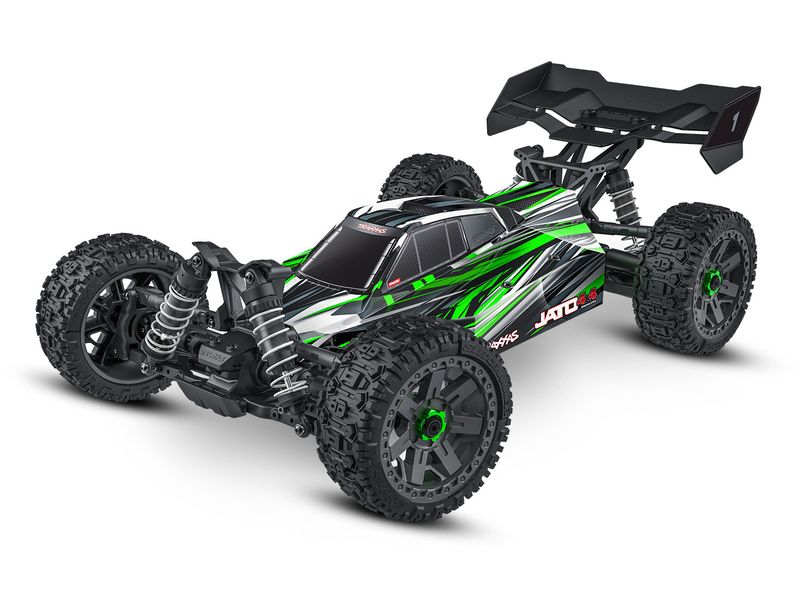 Traxxas Buggy Jato 4 x 4 BL-2s, Grün 1:8 Buggy Jato 4 x 4, 1:8