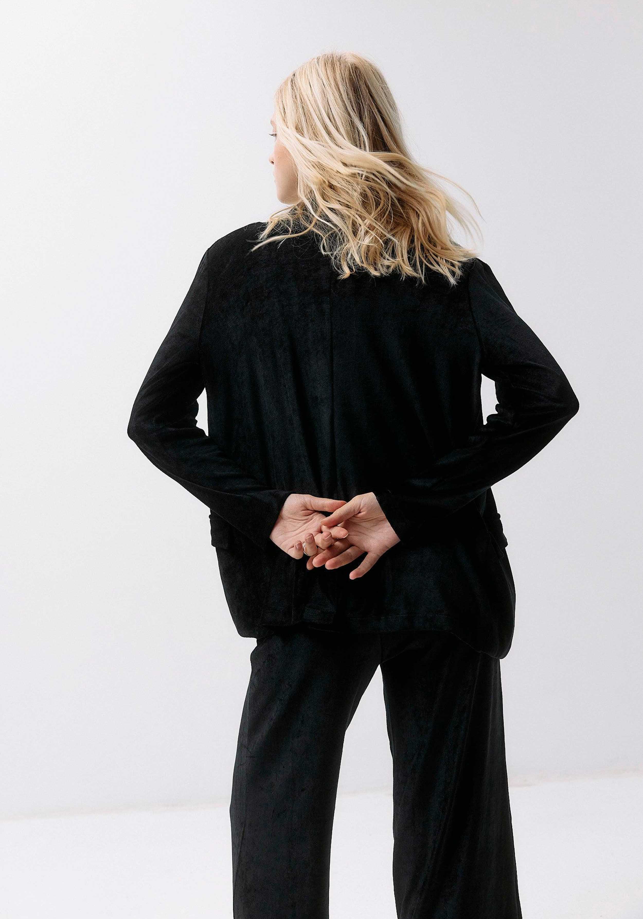 Moya Kala Blazer Velvet Black Intense