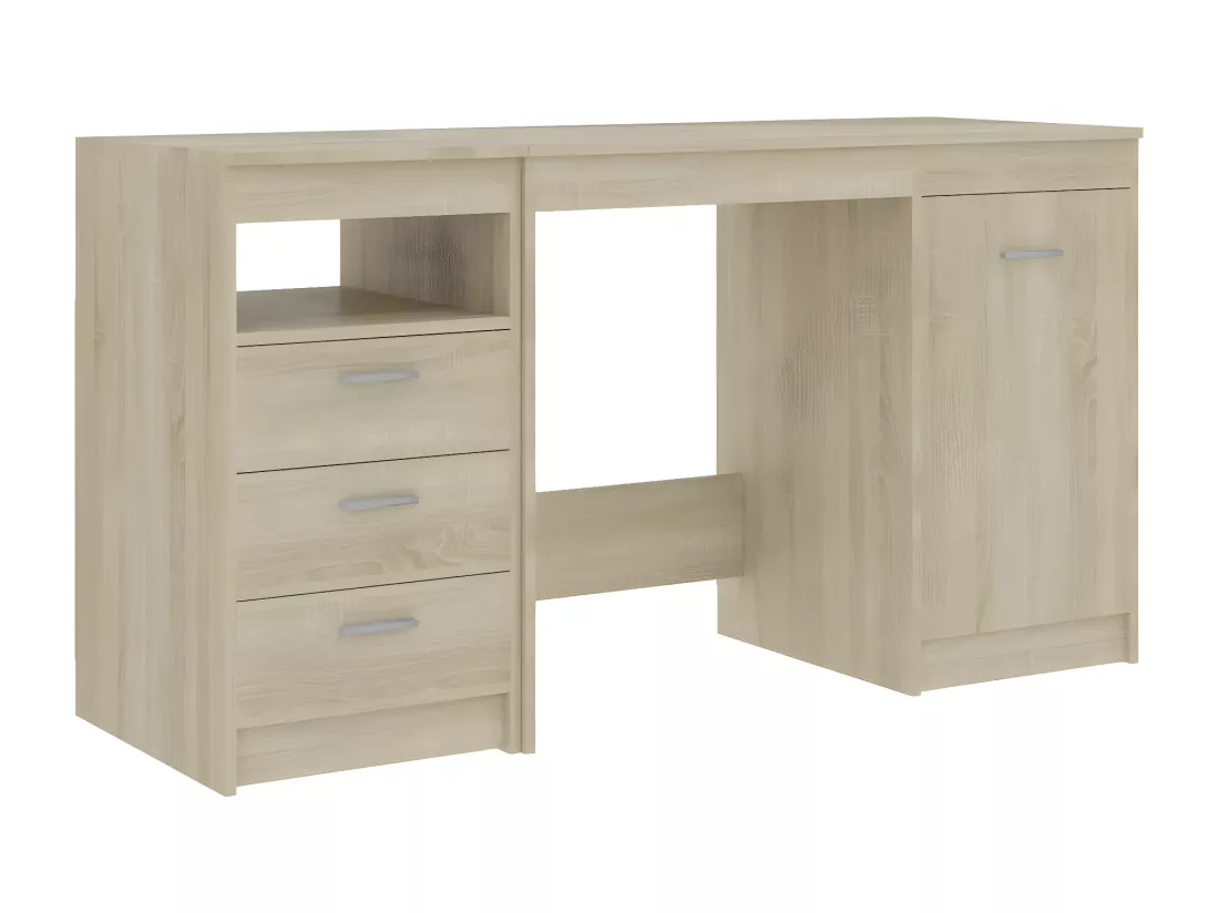 Bureau Chêne sonoma 140x50x76 cm Aggloméré