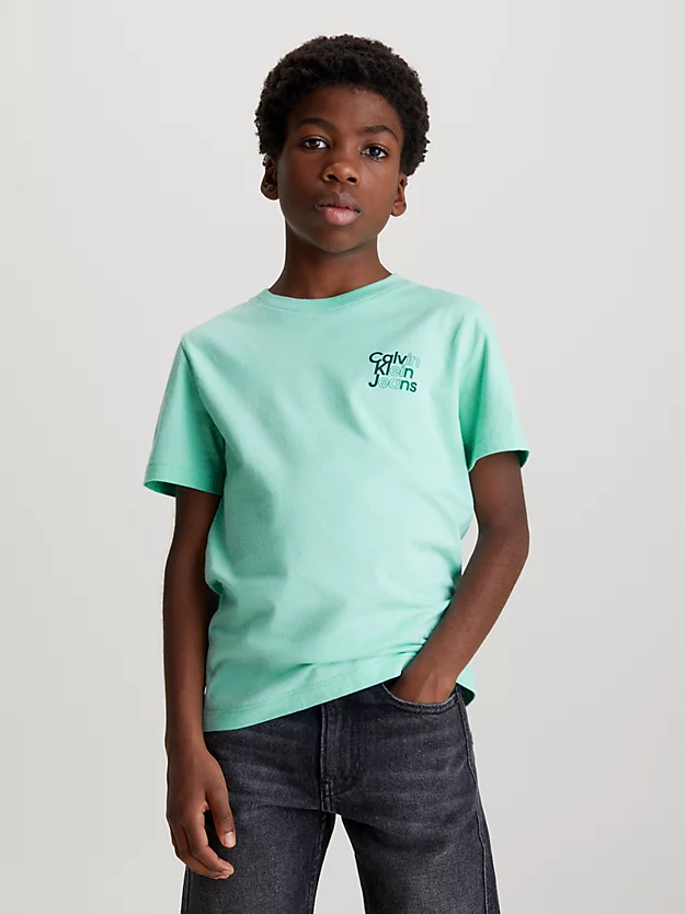 Camiseta com logotipo no peito