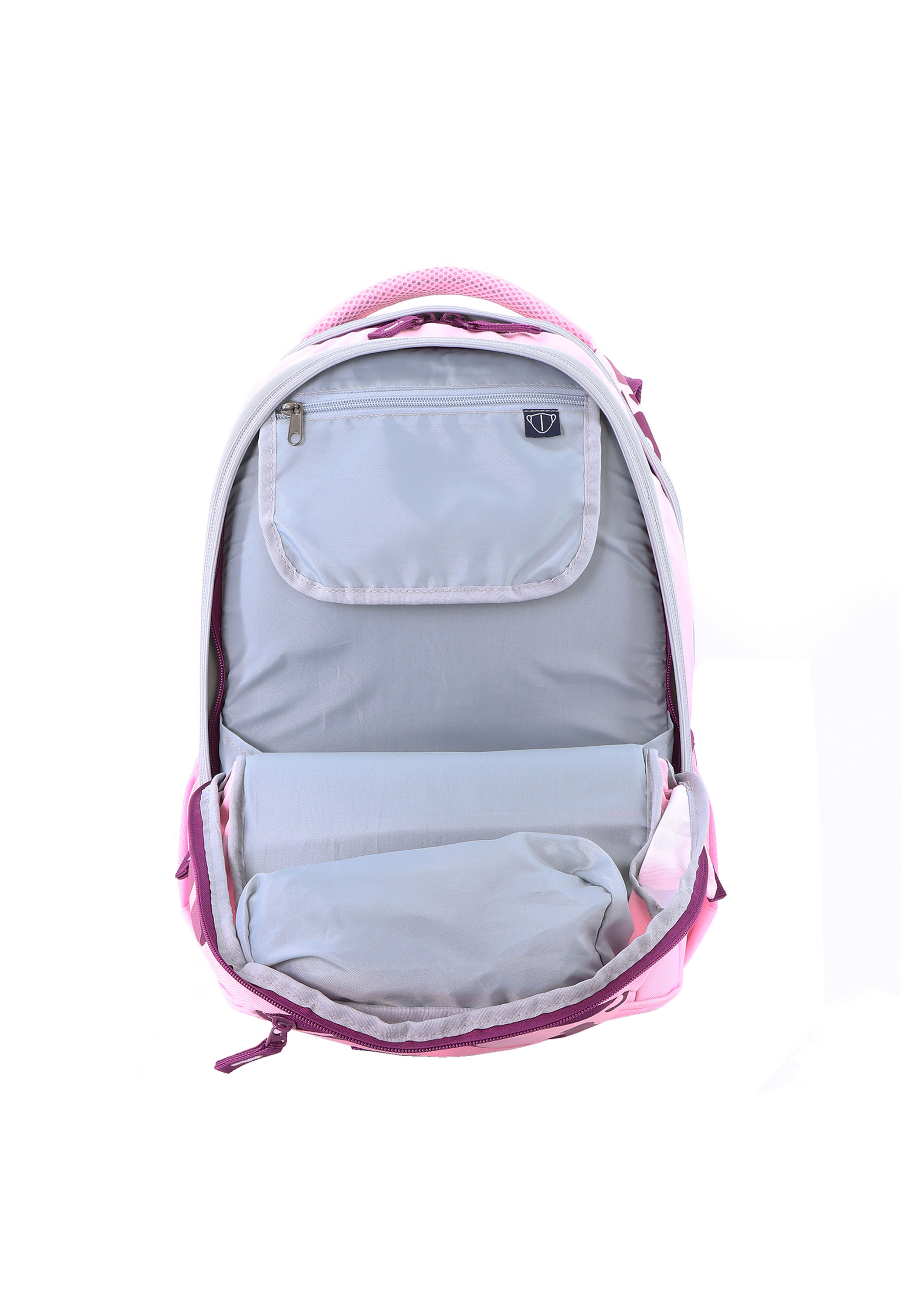 2be School Backpack Rugzak Roze Bourgondië