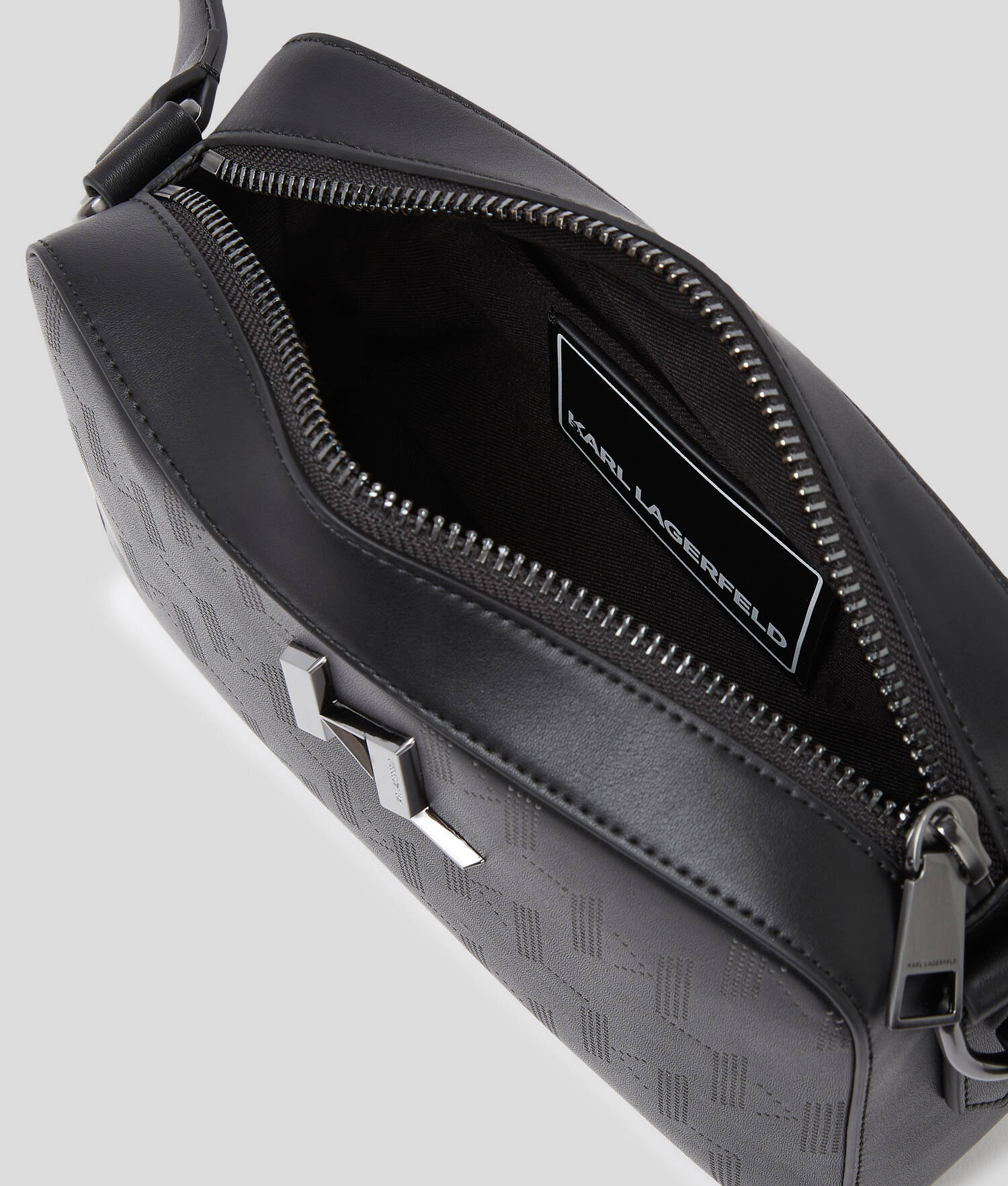 SAC BANDOULIÈRE PERFORÉ K/PLAK - Noir