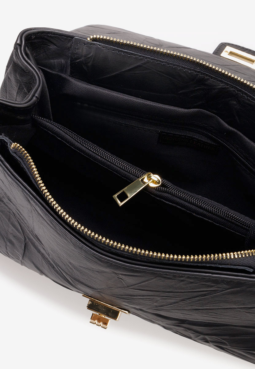 Sac bandoulière femme noire Zerateia