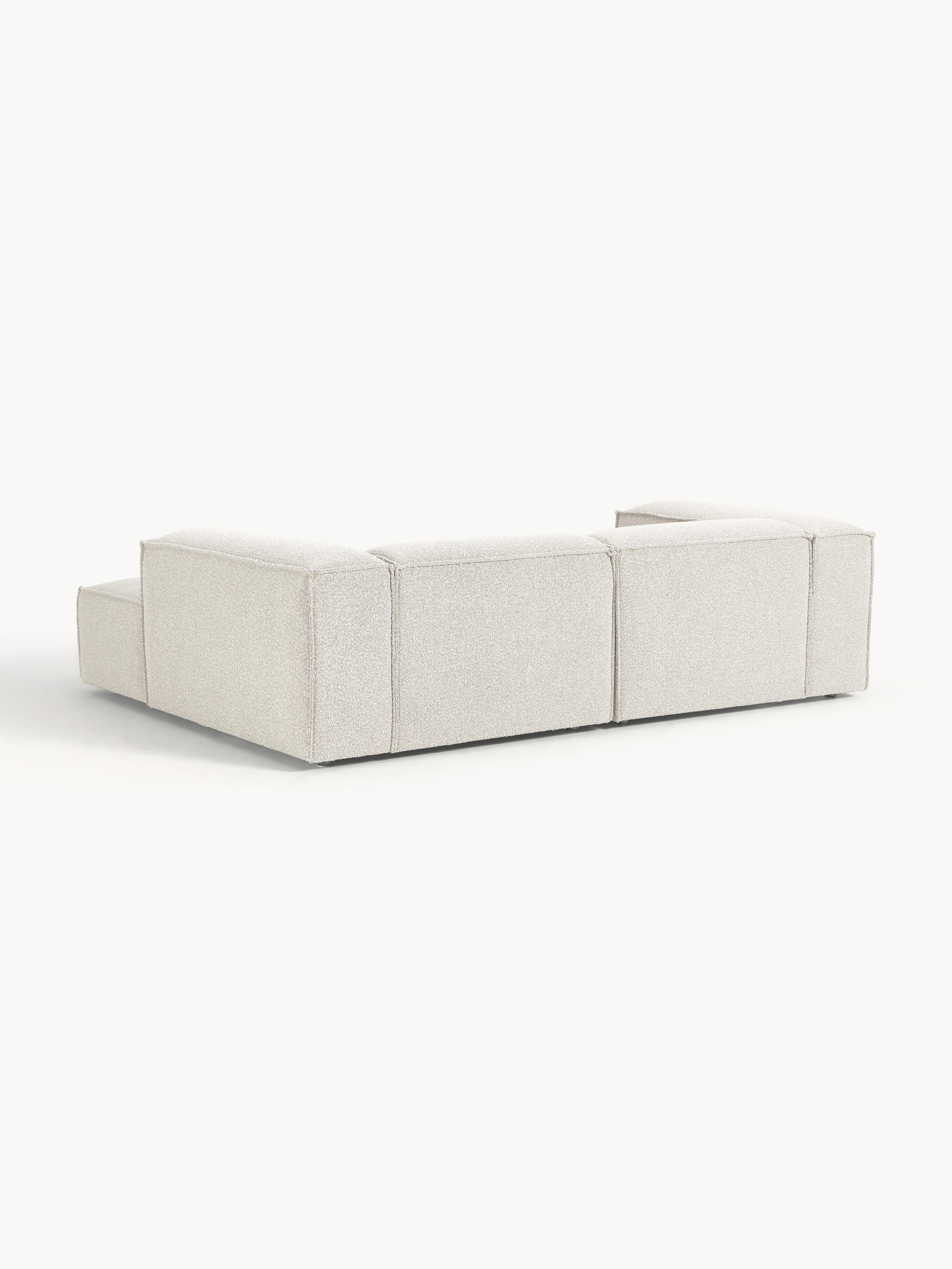 Bouclé modulaire hoekbank Lennon (2-zits)