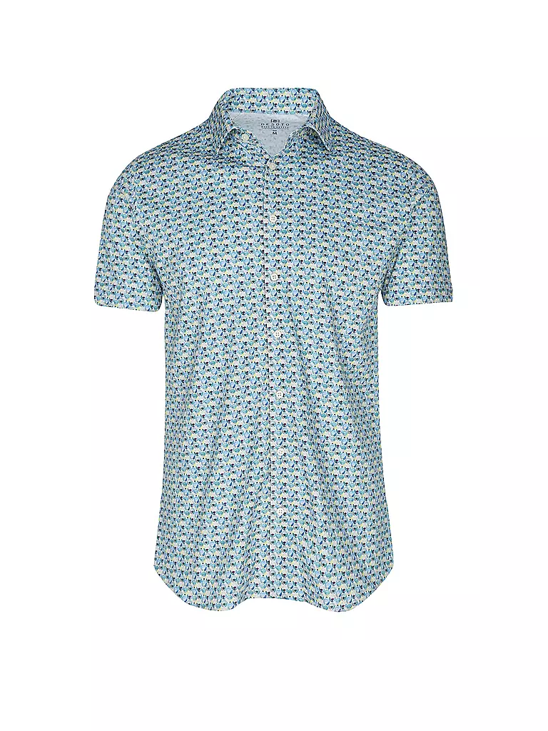 DESOTO Jerseyhemd Slim Fit  blau