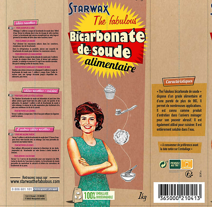 The fabulous bicarbonate de soude alimentaire