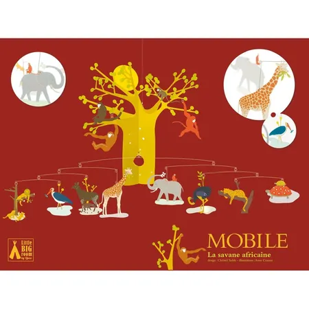 Djeco Polypro Mobile: Savannah