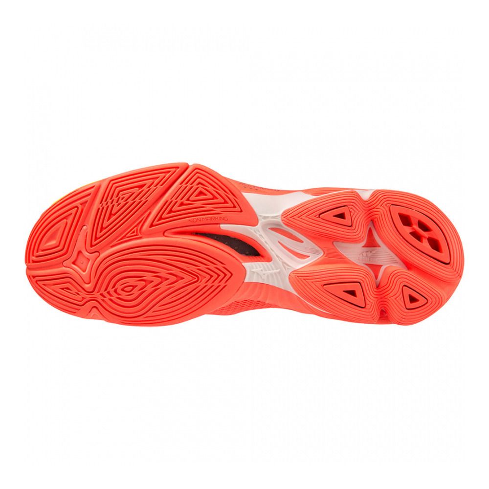 Mizuno WAVE LIGHTNING Z7 - Chaussures volleyball neonflame/black/bolt (neon)