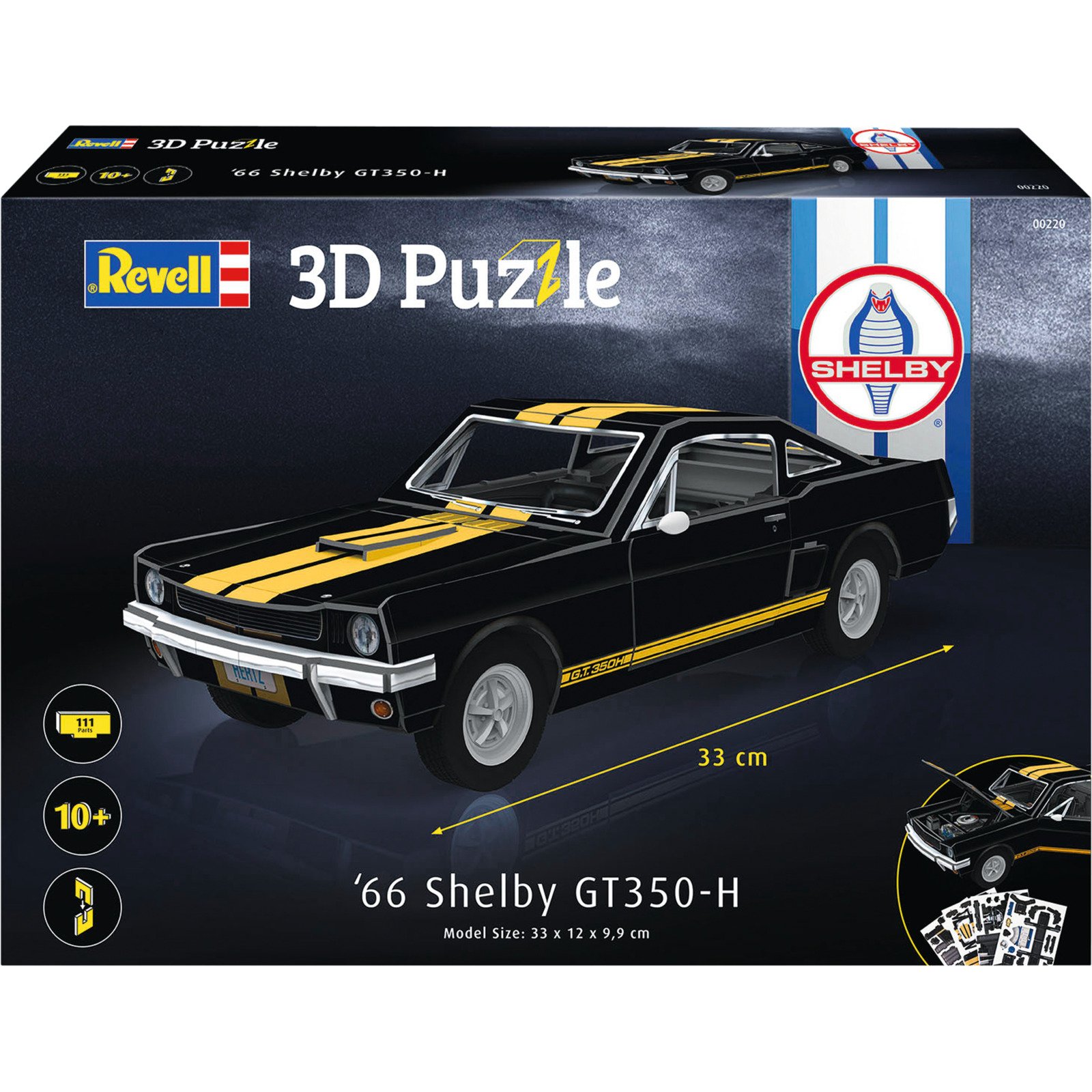 Revell 3D Puzzle '66 Shelby Mustang GT350-H