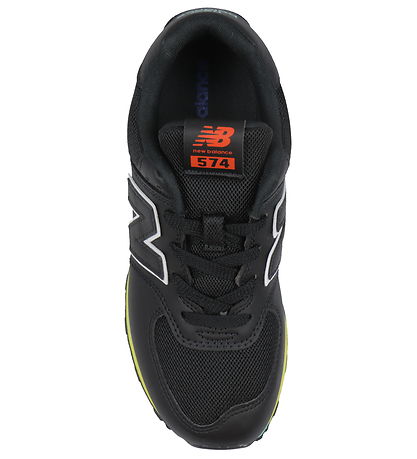 New Balance Schuhe - 574 - Schwarz/Neo Flamme
