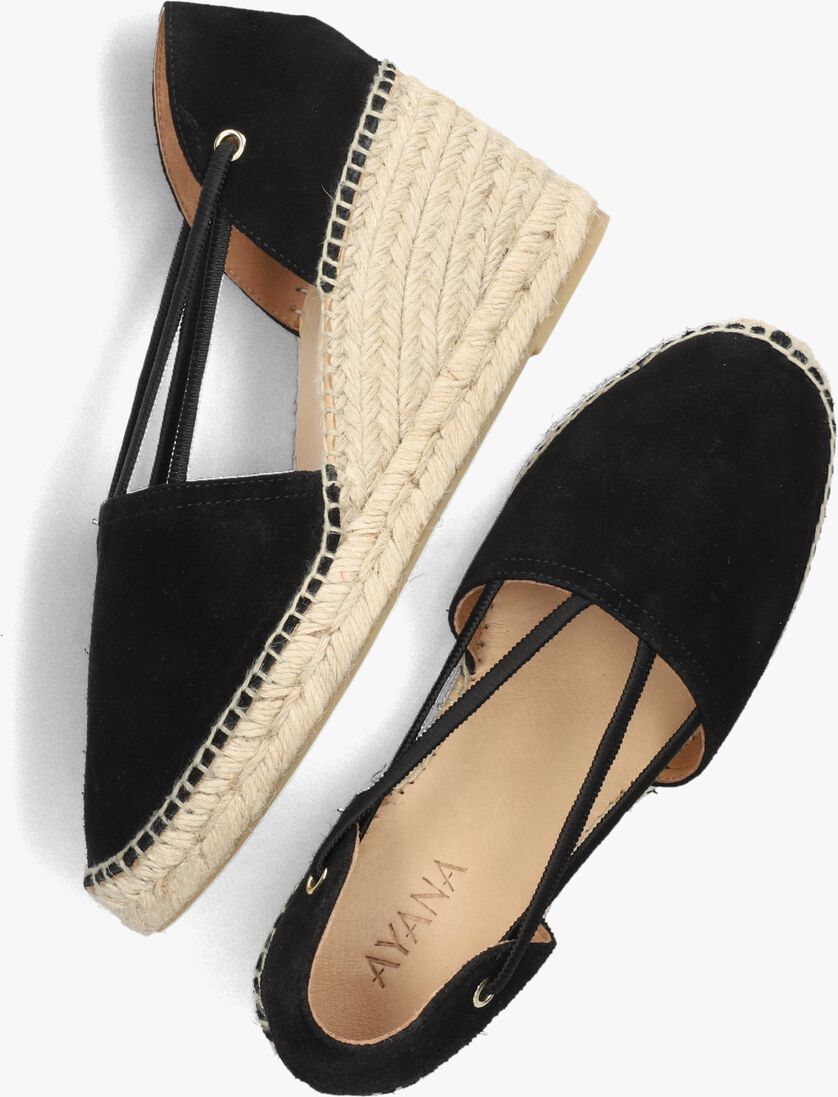 zwarte ayana espadrilles yu688