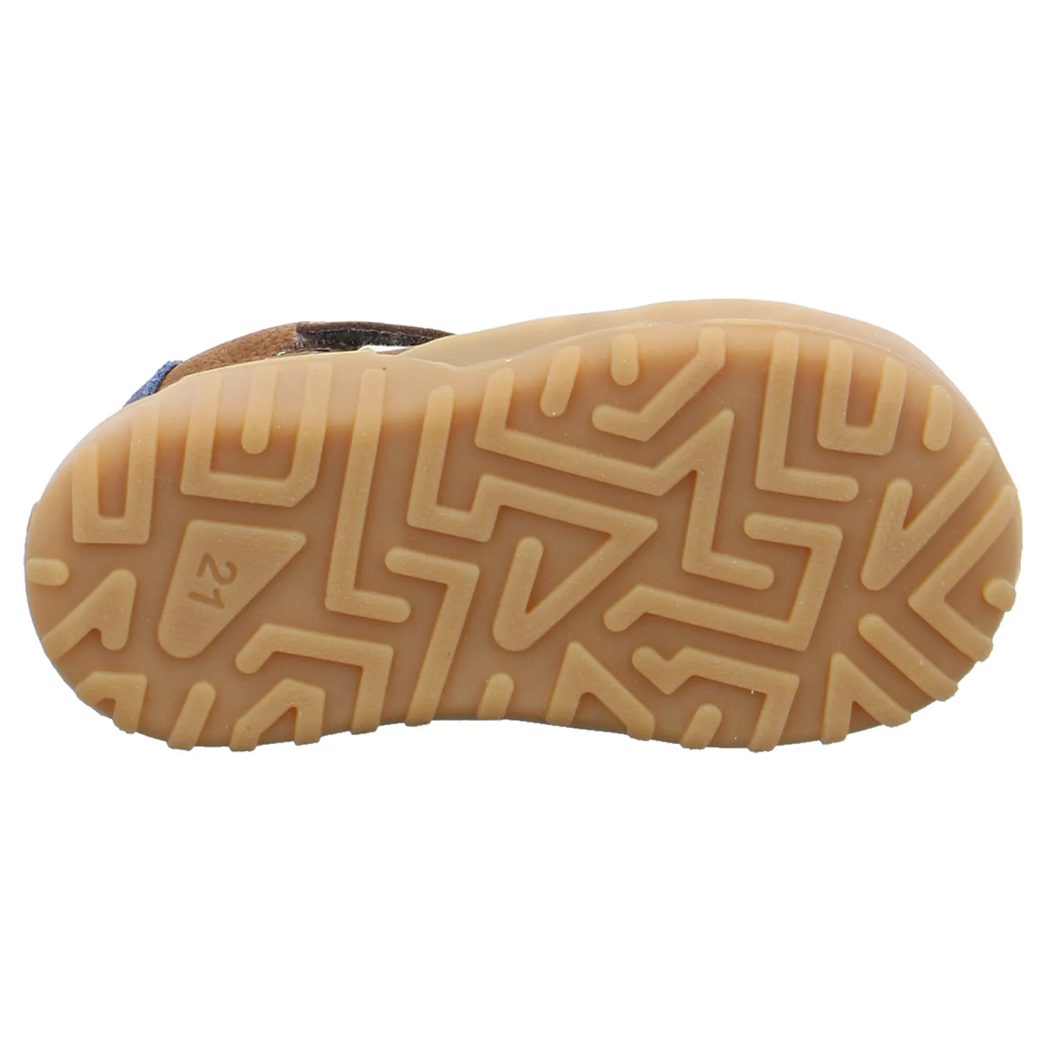 PEPINO Kleinkinder-Winter-Bottine Cognac Leder  Bottine Unisex